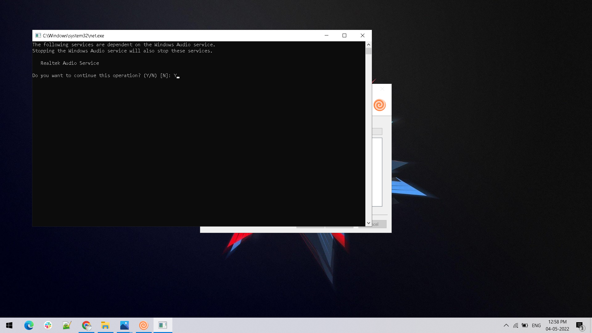 Audio Service Configuration