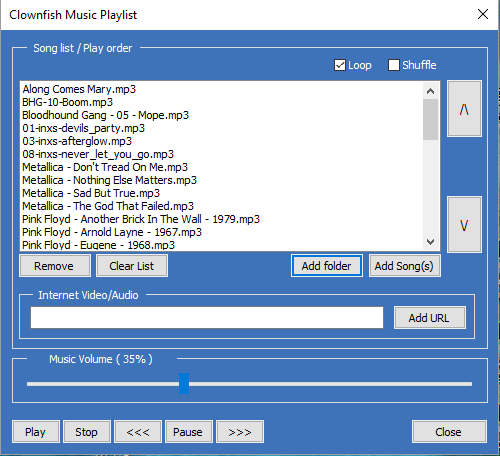 Music Playlist Player